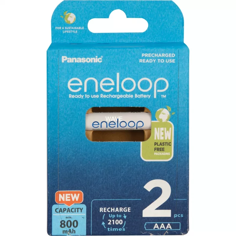 Akumulátory PANASONIC ENELOOP AAA 800 mAh 2 ks (BK-4MCDE/2CP)