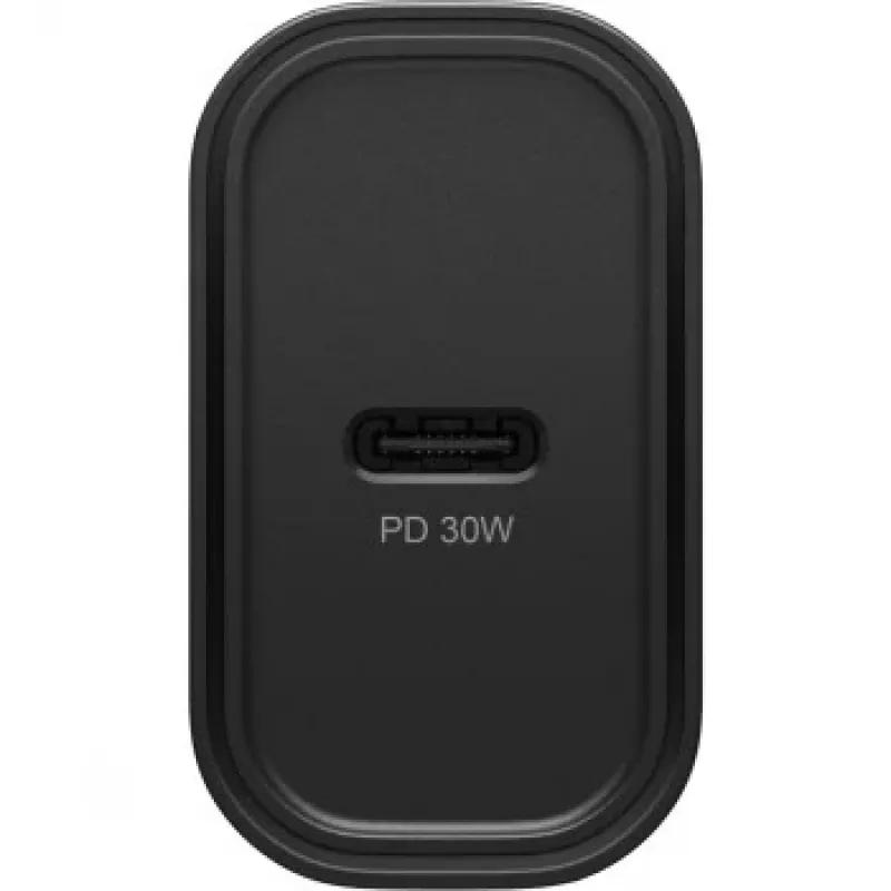 EU nástenná rýchlonabíjačka Wall Charger 30W čierna USB Power Delivery 3.0 USB-C