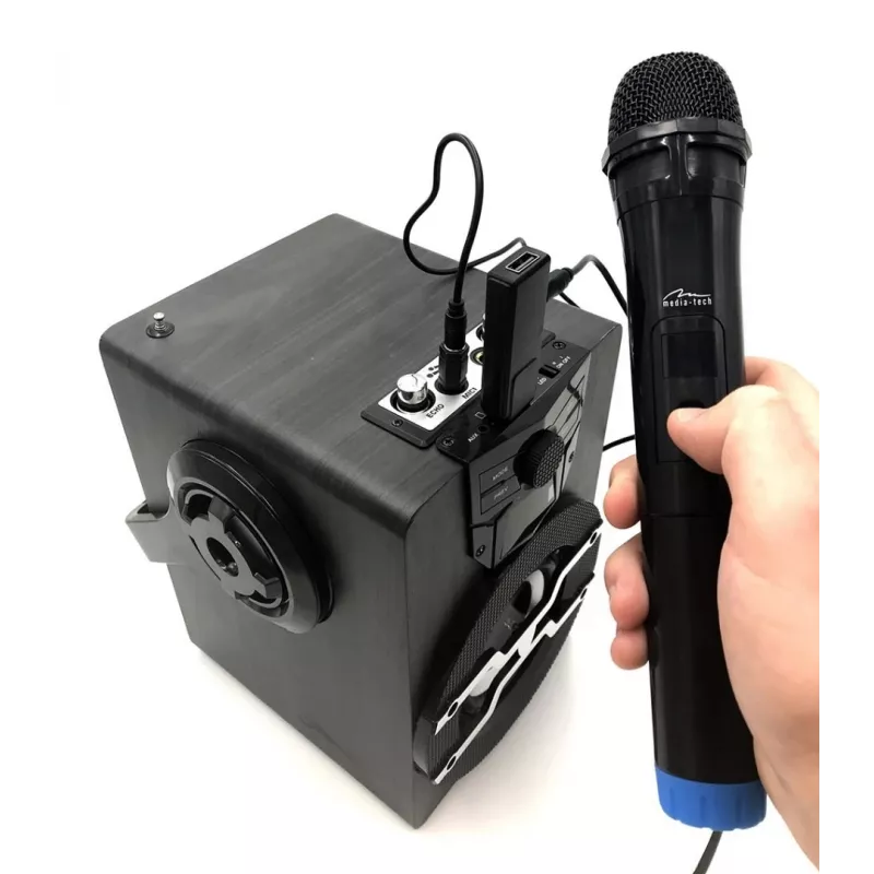 Media-Tech MT395 Accent Pro bezdrôtové karaoke mikrofóny, 2 ks