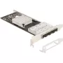 Delock PCI Express x4 karta na 4 x SFP slot Gigabit LAN i350 (88342)