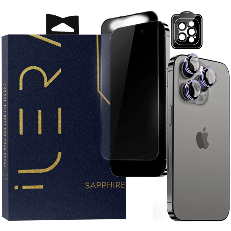 iLera Sapphire Ultra + Glass pre iPhone 15 Pro Max