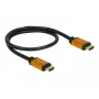 HDMI kábel DeLOCK 85729 2 m HDMI typ A štandard čierny zlatý