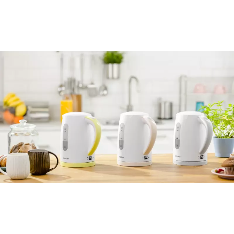 Rýchlovarná kanvica Zelmer 1,7 L 2200 W biela
