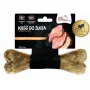 Žuvacia kosť SYTA MICHA králik s banánom, 13,5 cm, 70 g, prírodná zubná žuvacia kosť pre dospelých psov
