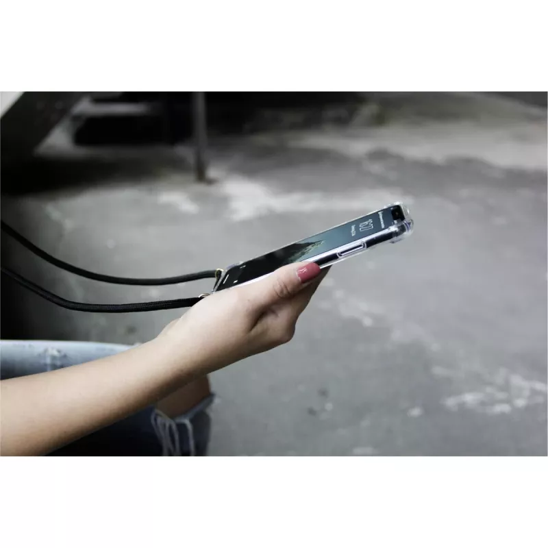 Lookabe puzdro na telefón s náhrdelníkom pre iPhone XR, zlaté/čierne