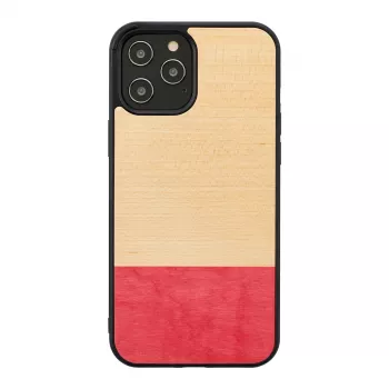 Puzdro na telefón man and wood pre iPhone 12 Pro Max — miss match čierna