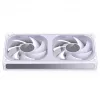 JONSBO ZB-240W 2x120mm ARGB PWM skriňový ventilátor – biela