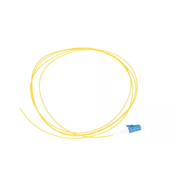 Pigtail LC/PC Single-Mode Extralink 1,5 m, 900 µm G.657.A1 FTTH, žltý, Easy-strip