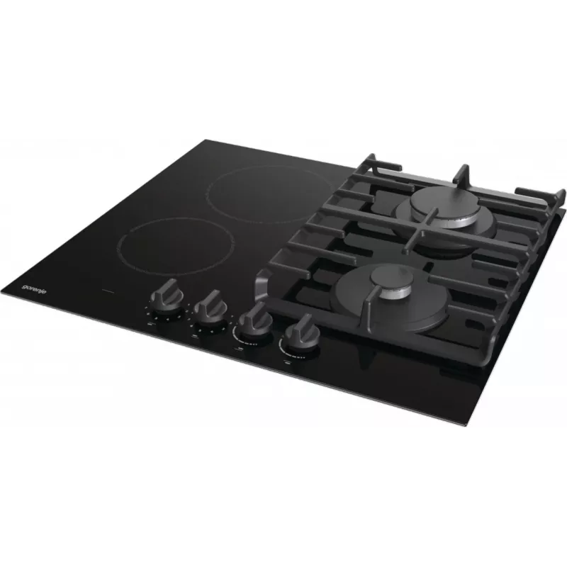 Gorenje GCE691BSC čierna vstavaná 60 cm kombinovaná 4 varné zóny