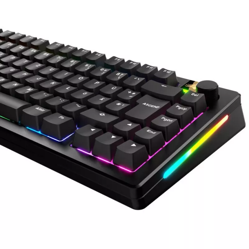 Keycaps GLORIOUS GPBT Basics — sada PBT klávesov, DE-ISO rozloženie, čierna