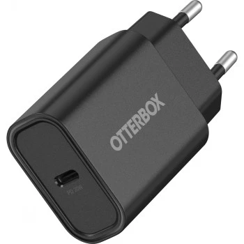 Nástenná nabíjačka OTTERBOX 20W USB-C s USB Power Delivery, čierna (78-81338)