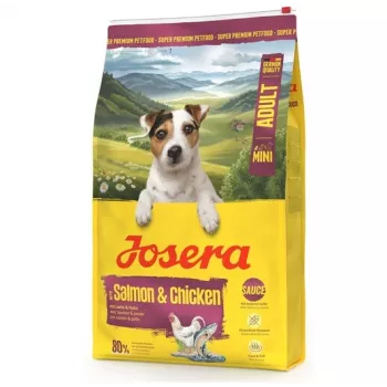 Suché krmivo pre psy JOSERA Mini Adult losos a kura 10 kg — kompletné krmivo pre malé dospelé psy, 26 % proteín, 16 % tuk