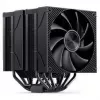 CPU chladič Jonsbo CA90 Dual-Tower s 1×130 mm a 1×120 mm PWM-ARGB ventilátorom, čierny