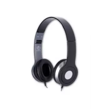 Headset Rebeltec City univerzálne slúchadlá s mikrofónom čierna RBLSLU00020