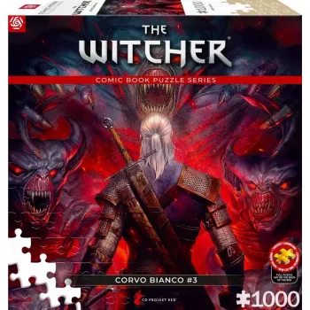 Good Loot Comic Book Puzzle: The Witcher (Wiedźmin) Corvo biela, 1000 dielikov