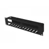Rackový 19 inch 2U organizér káblov LANBERG AK-1705-B, čierny