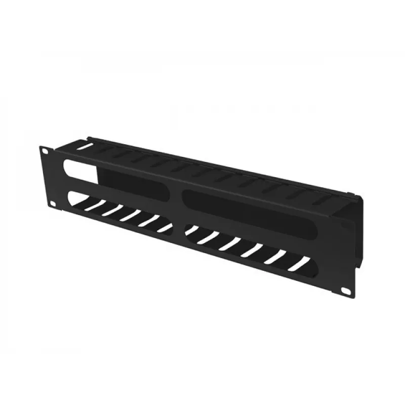 Rackový 19 inch 2U organizér káblov LANBERG AK-1705-B, čierny