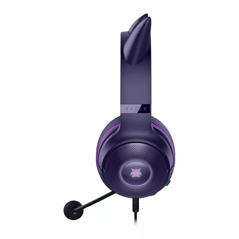 Razer Kraken Kitty V2 - Pokemon Gengar Ed. headset káblový čelenkový herný USB Type-A ružový