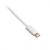 Spirálový kábel USB Ducky White Edition DACOC2-WHT1, odnímateľný, biely spirálový dizajn