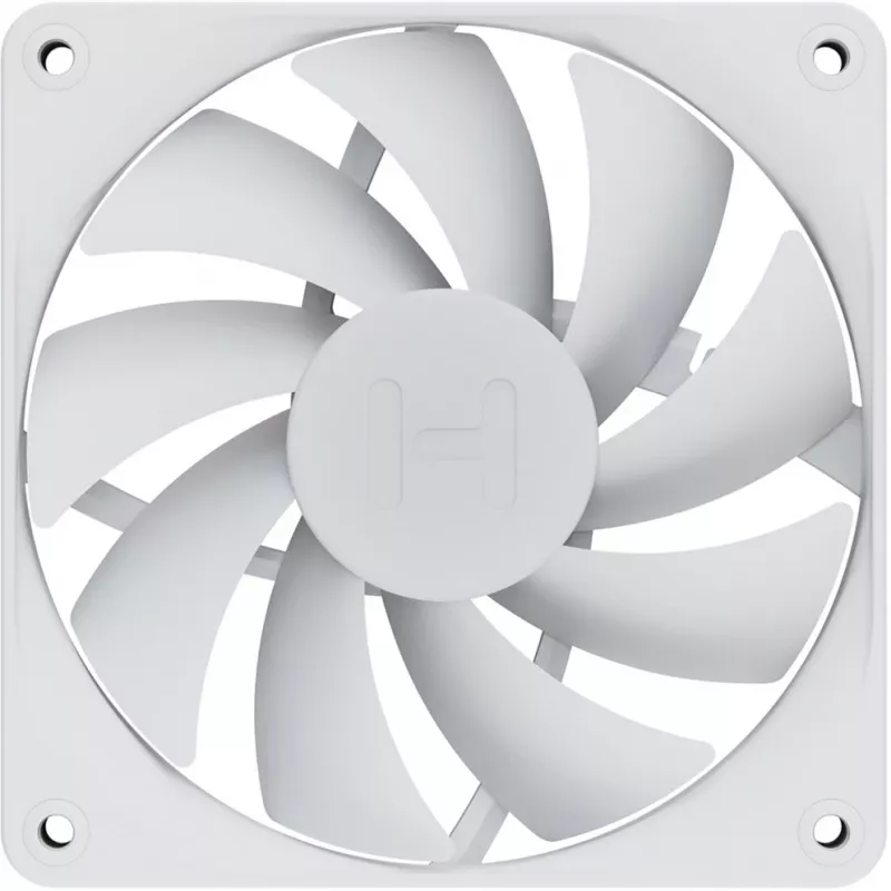120 mm skriňový ventilátor HYTE FA12 biely balenie 4 ks — 120 mm, biely, model FA12