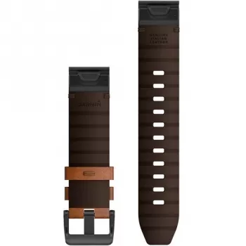 Remienok Garmin QuickFit 22 hnedá koža