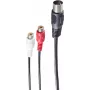 Audio kábel ShiverPeaks BS10201 0,2 m DIN (5-pinový) 2 x Cinch čierny