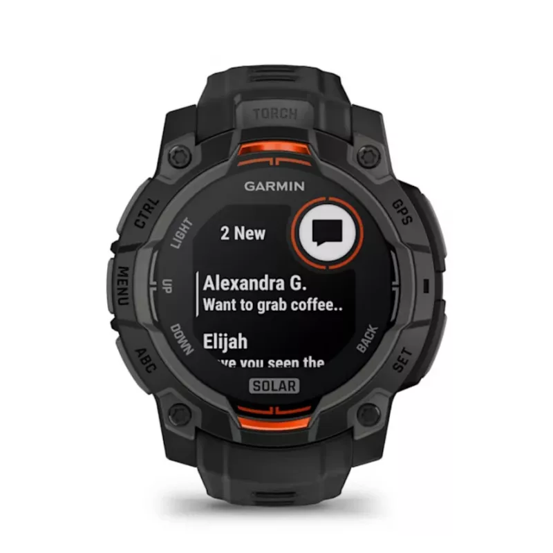 Garmin Instinct® 3 – 45 mm, solárne hodinky čierne