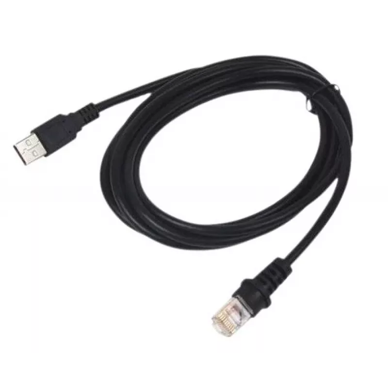 USB kábel Datalogic 90A052187 Type-A Power Over Terminal, krútený, 5 m