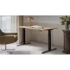 Stôl s elektrickým nastavením výšky MOON LONG 150x80x72-120 čierny/dub Wotan