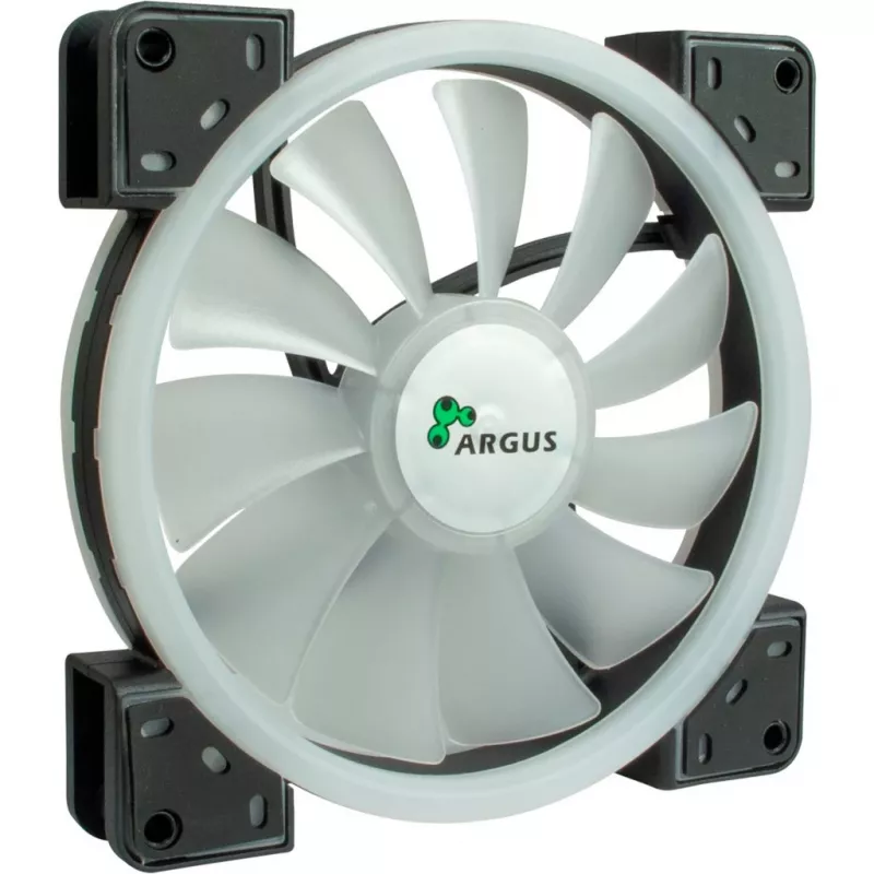 Inter-Tech 88885539 Argus RS-141 RGB ventilátor do skrinky, 140x140x25 mm, 1200 ot./min, čierny