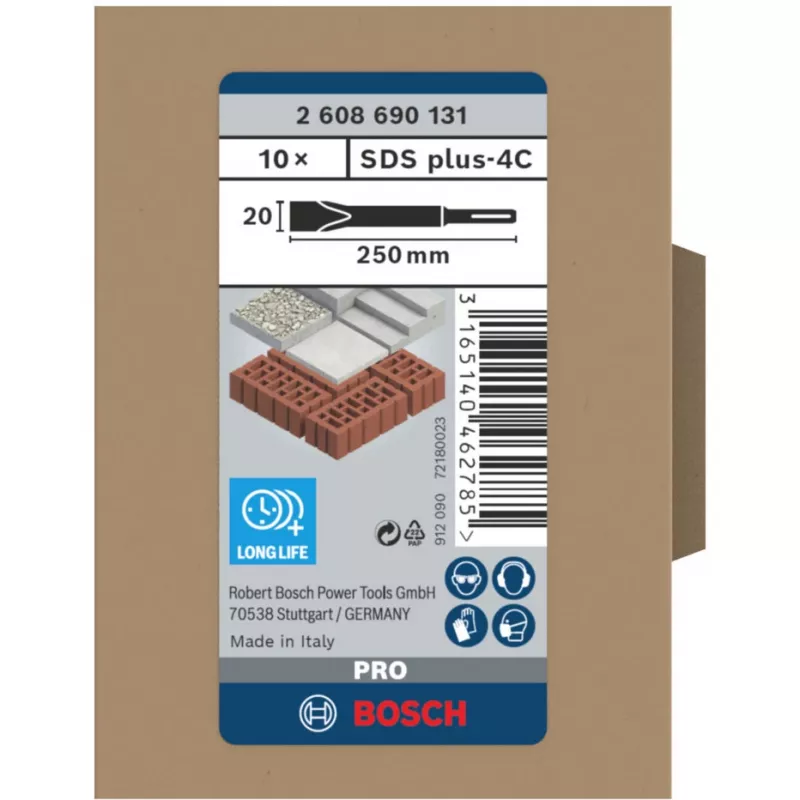 Bosch 2 608 690 131 vrták plochý sekáčový vrták 10 ks