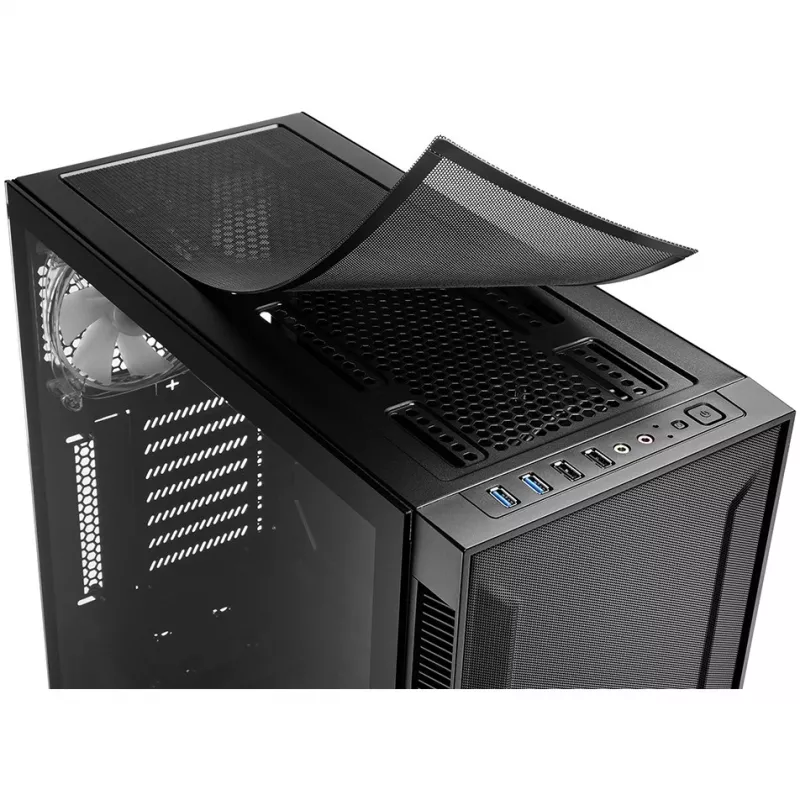 PC skriňa Sharkoon TG6M RGB Tower čierna