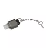 USB-C na microSD čítačka kariet ako kľúčenka