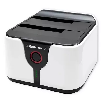 Qoltec 50309 dokovacia stanica HDD SSD 2.5 3.5 | SATA III | USB 3.0 | Super Speed 5 Gb/s | s funkciou klonovania