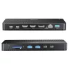 Dokovacia stanica UNITEK D1104A01 USB4 káblová 100 W Power Delivery