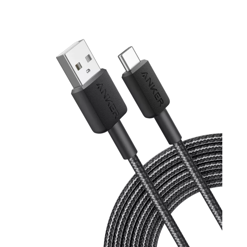 Anker Innovations 322 USB-A na USB-C kábel nylon 1,8M čierny - kábel - digitálny/dátový