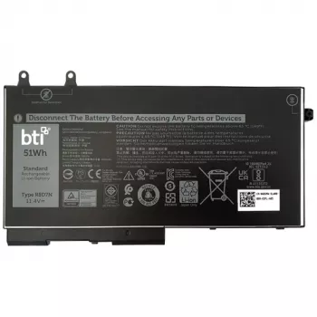 BTI batéria pre Dell Latitude 5420 Rugged 11,4 V 51 Wh (3 články), čierna