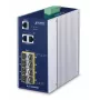 Upravovaný sieťový switch PLANET IGS-10080MFT — 2 x Gigabit RJ-45, 8 x SFP, 12–48V DC, upravovaný, IP30