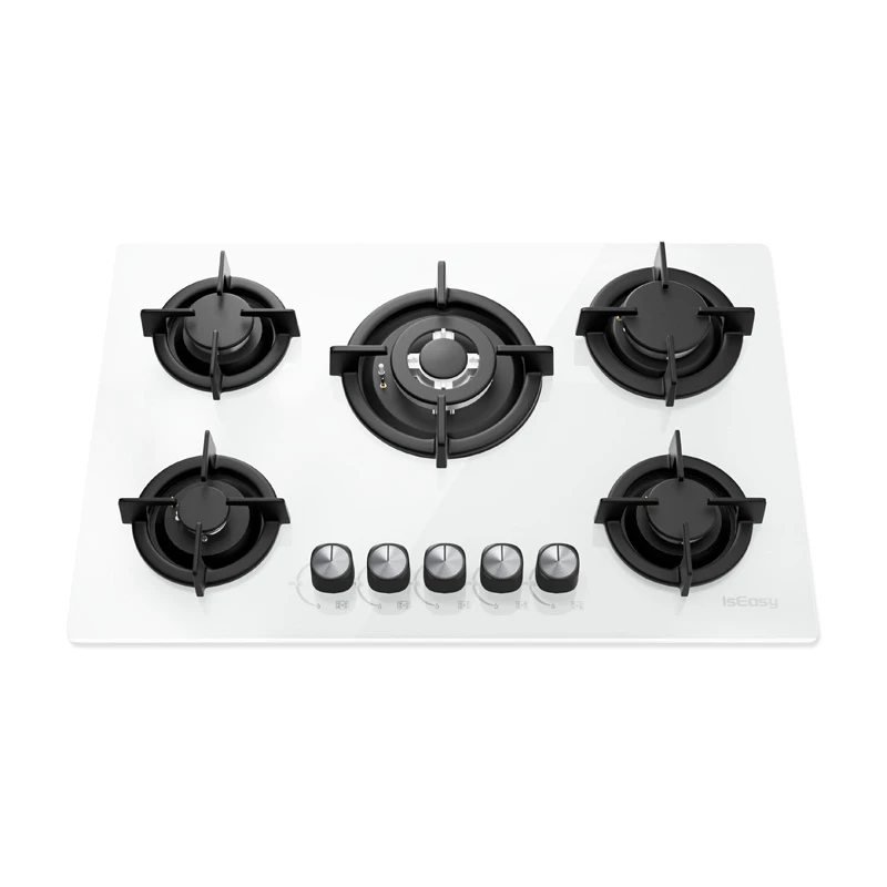 ISEASY MGBG-775 plynová varná doska s 5 horákmi (biela)