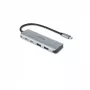 USB Type-C hub DICOTA D32061 10000 Mbit/s strieborný