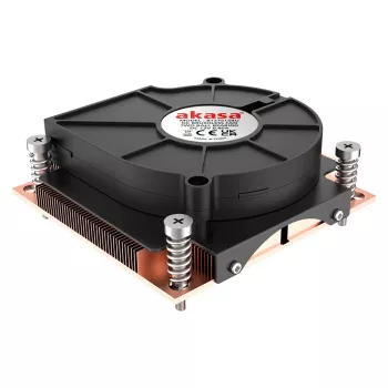Vzduchový chladič Akasa AK-CC7401BP01 7,5 cm čierny dvojité guľôčkové ložisko