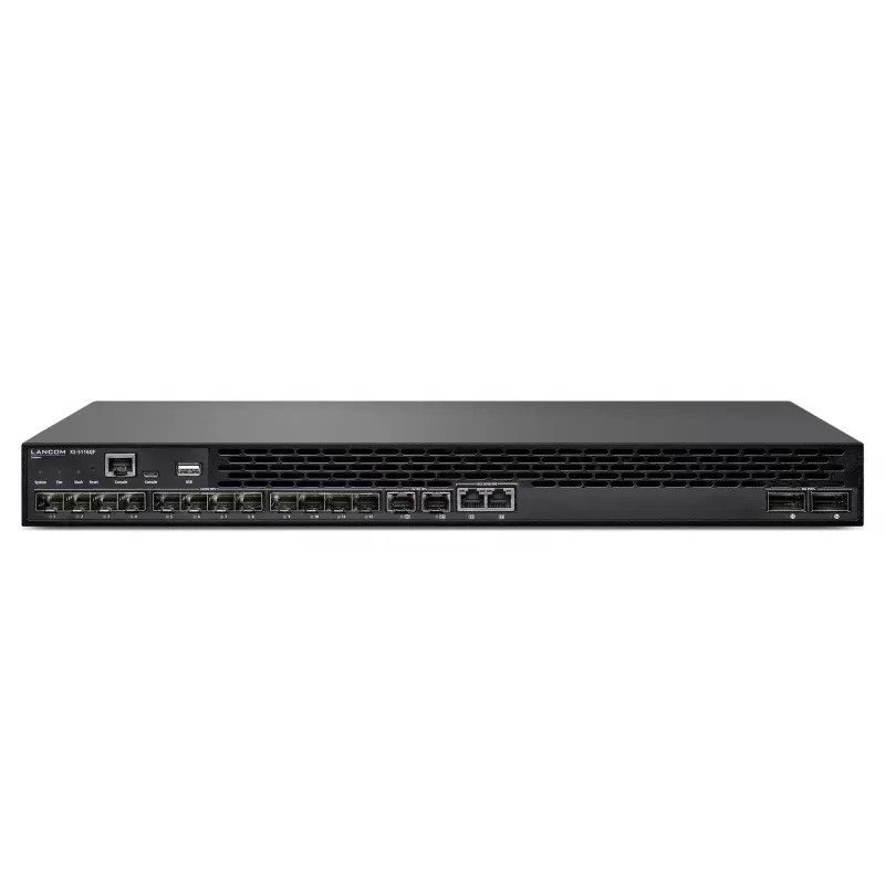 LANCOM XS-5116QF managed L2/L3 10G Ethernet (100/1000/10000) 1U čierna