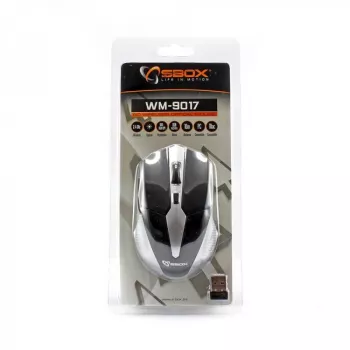Myš SBOX WM-9017BS čierna/strieborná USB