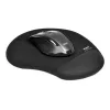 PORT CONNECT | ergonomická podložka pod myš | 200 x 230 x 20 mm | čierna
