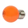 Synergy 21 LED Retrofit E27 kvapková žiarovka G45 oranžová 1 Watt pre svetelný reťazec