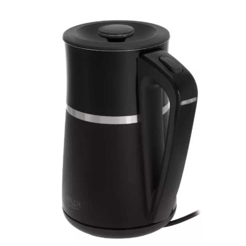 Elektrická kanvica Adler 1,7l 2200W čierna