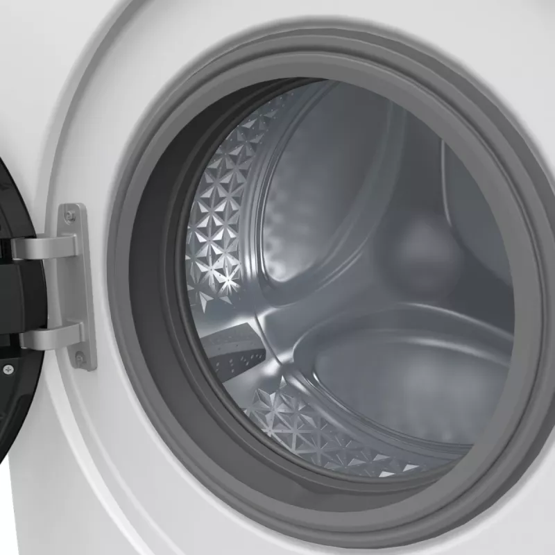 Voľne stojaca práčka Gorenje W3NGPI72SBS, 7 kg, 1200 ot/min, invertorový motor, para, 15 programov, biela
