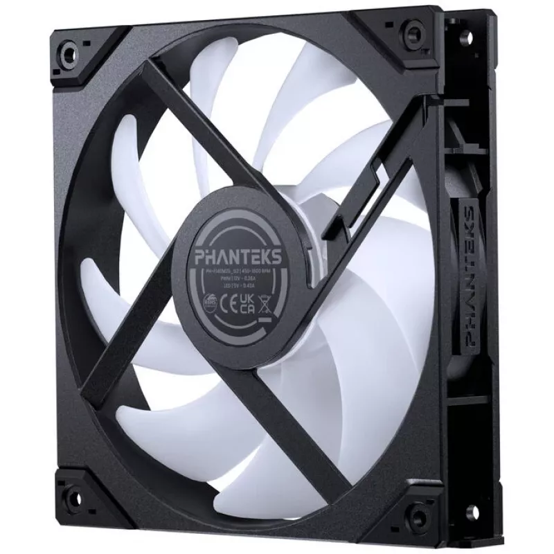 PHANTEKS skriňový ventilátor 140mm M25G2-140 D-RGB Reverse Blade PWM PH-F140M25R_G2_DBK01