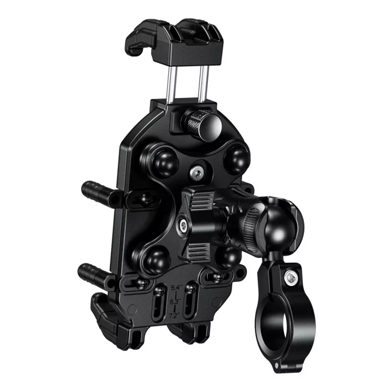 Pasívny držiak UleFone Armor Mount Pro pre mobilné telefóny — držiak, na bicykel a kolobežku, čierny