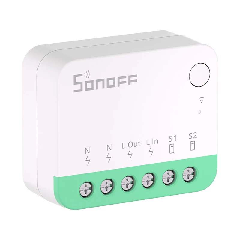 Sonoff MINIR4M Matter smart WiFi mini vypínač (HomeKit, SmartThings, Home Assistant).